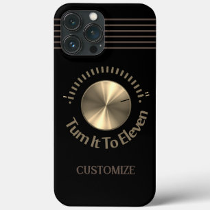 Machen Sie es zu elf schwarzen und goldenen Case-Mate iPhone Hülle