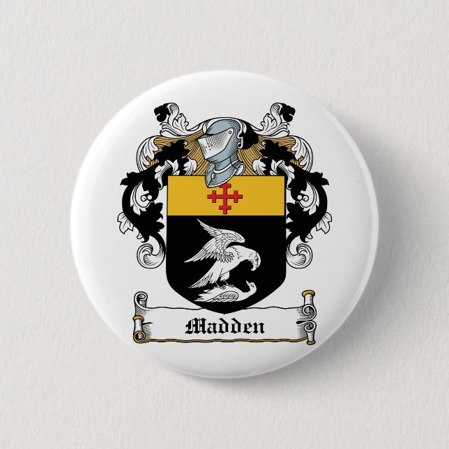 Machen Sie Familienwappen verrückt Button (Vorderseite)