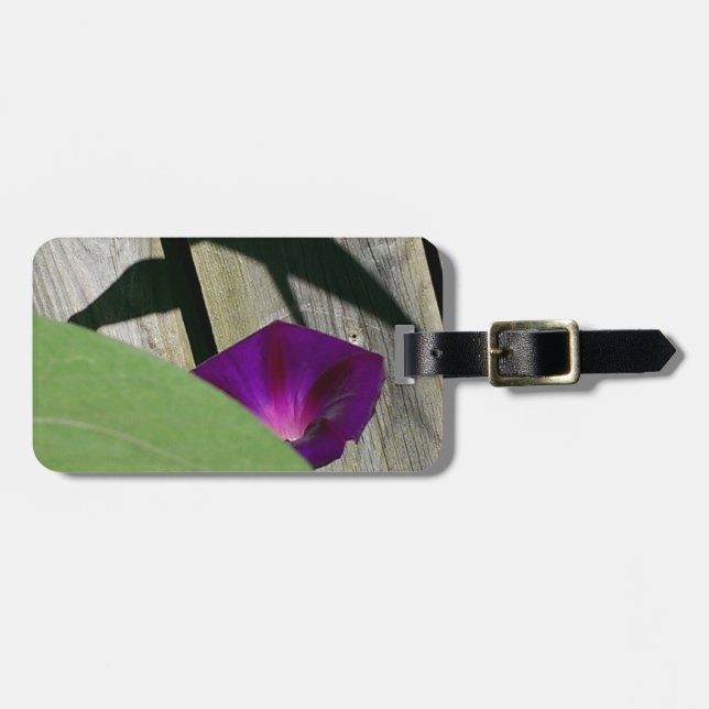 Machen Sie Gepäck-Umbau mit Blumen weiter Gepäckanhänger (Vorderseite horizontal)