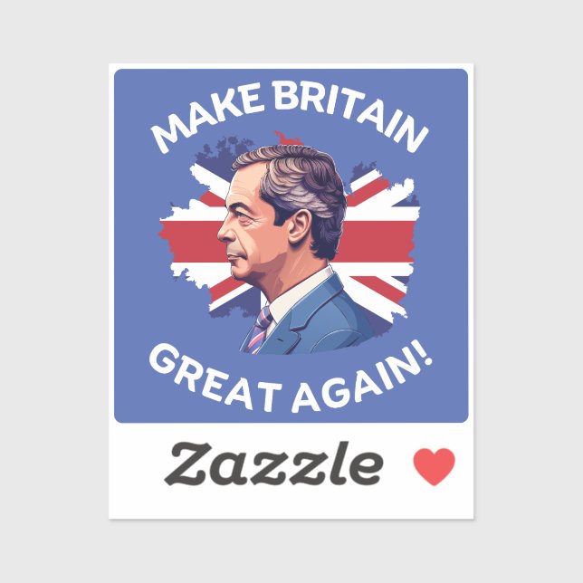 Machen Sie Großbritannien wieder Großbritannien Ni Aufkleber (Blatt)