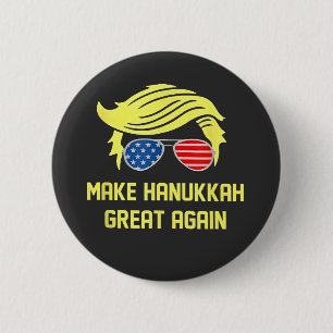Machen Sie Hanukkah wieder großartig Trump jüdisch Button