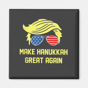 Machen Sie Hanukkah wieder großartig Trump jüdisch Magnet