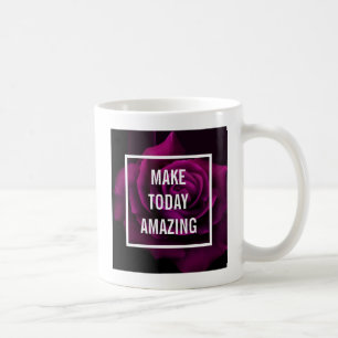 Machen Sie heute Phantastische Lila Rose Inspirati Kaffeetasse