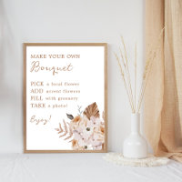 Machen Sie Ihr eigenes Bouquet Boho Terracotta