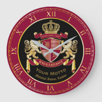 Machen Sie Ihr eigenes Coat von Arms Red Gold Löwe