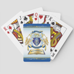 Machen Sie Ihr eigenes Emblem Baumbuch Key Crown G Spielkarten