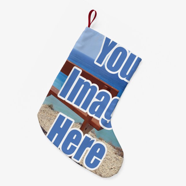 Machen Sie Ihr eigenes Haus Personalisiert (2 Seit Kleiner Weihnachtsstrumpf (Vorderansicht (hängend))