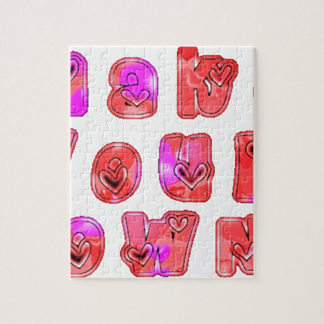 Machen Sie Ihr eigenes Herz Art Print Design (Vertikal)