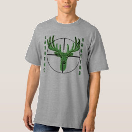 Machen Sie Ihr eigenes Hirschjagdlogo, Mock-Jagd-L T-Shirt