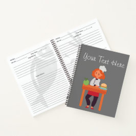 Machen Sie Ihr eigenes Kochbuch Notizbuch