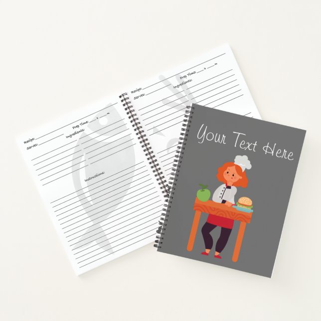 Machen Sie Ihr eigenes Kochbuch Notizbuch (Innenseite)