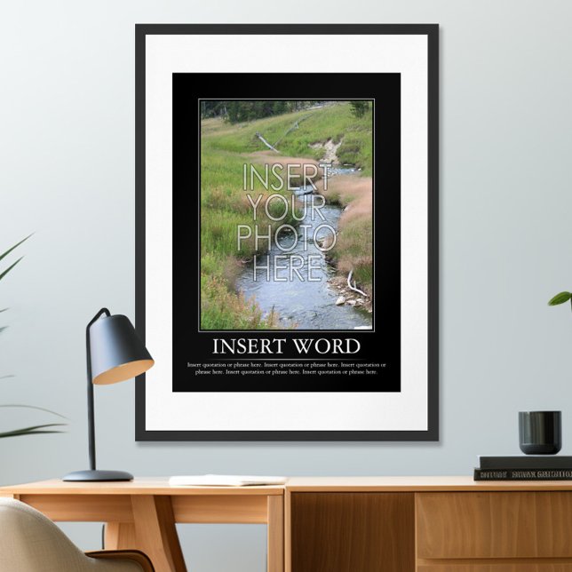 Machen Sie Ihr eigenes Motivierend Poster (Make your own motivational poster)