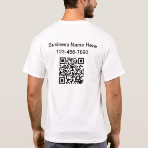 Machen Sie Ihr eigenes QR-Shirt für Ihr Unternehme T-Shirt