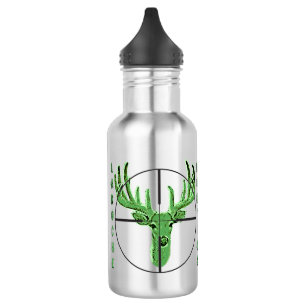Machen Sie Ihr eigenes Rotwild-Jagd-Logo, Edelstahlflasche