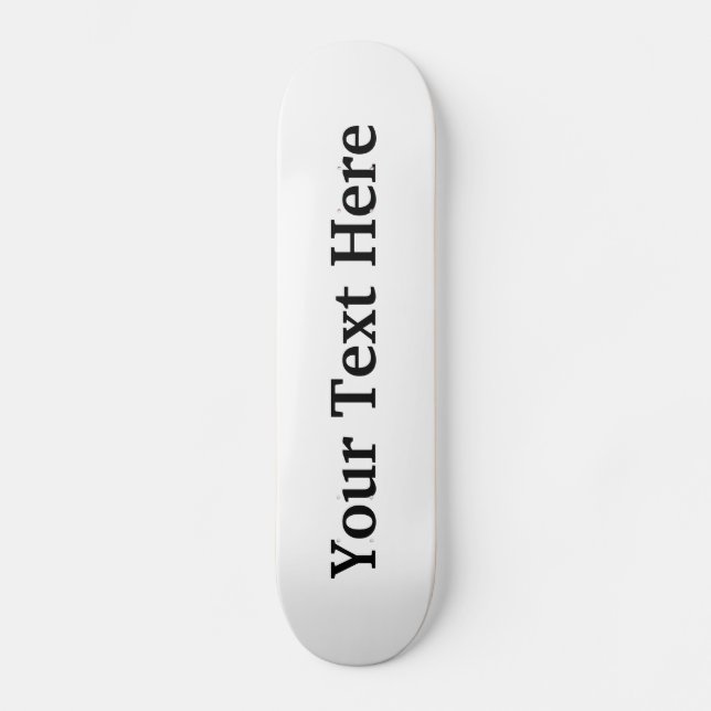 Machen Sie Ihr eigenes Skateboard (Vorderseite)