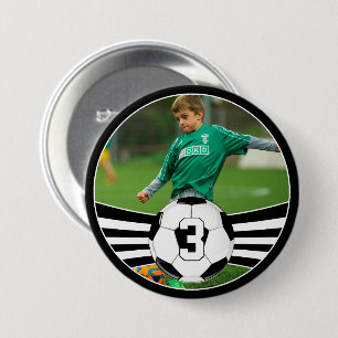 Machen Sie Ihr eigenes Soccer-Player-Foto und Ihre Button