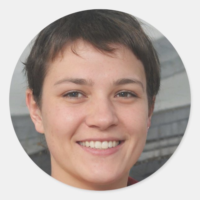Machen Sie Ihr Herz singt Runder Aufkleber (Vorderseite)