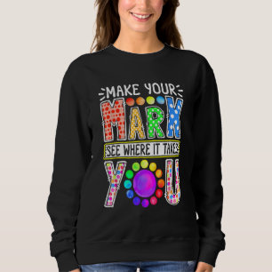 Machen Sie Ihr lustiges Zeichen und sehen Sie, woh Sweatshirt