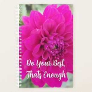 Machen Sie Ihre beste rosa Dahlia Bloom Erinnerung Planer