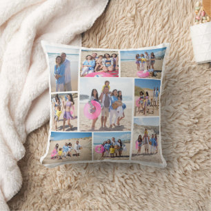 Machen Sie Ihre eigene 9-FotoCollage Personalisier Kissen