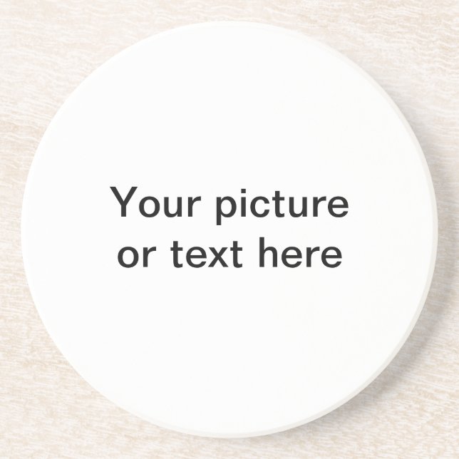 Machen Sie Ihre eigene Gewohnheit personalisiert Untersetzer (Vorne)