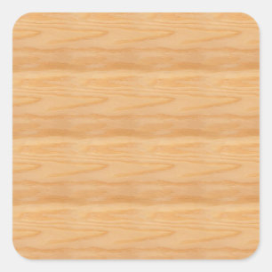 Machen Sie Ihre eigene Holzlehre klassisch elegant Quadratischer Aufkleber
