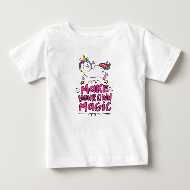 Machen Sie Ihre eigene Magie Baby T-shirt (Vorderseite)