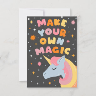 Machen Sie Ihre eigene Magie Karte