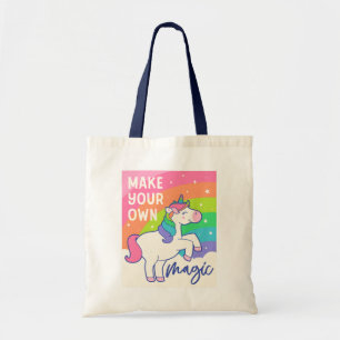 Machen Sie Ihre eigene Magie   Niedliches Einhorn Tragetasche