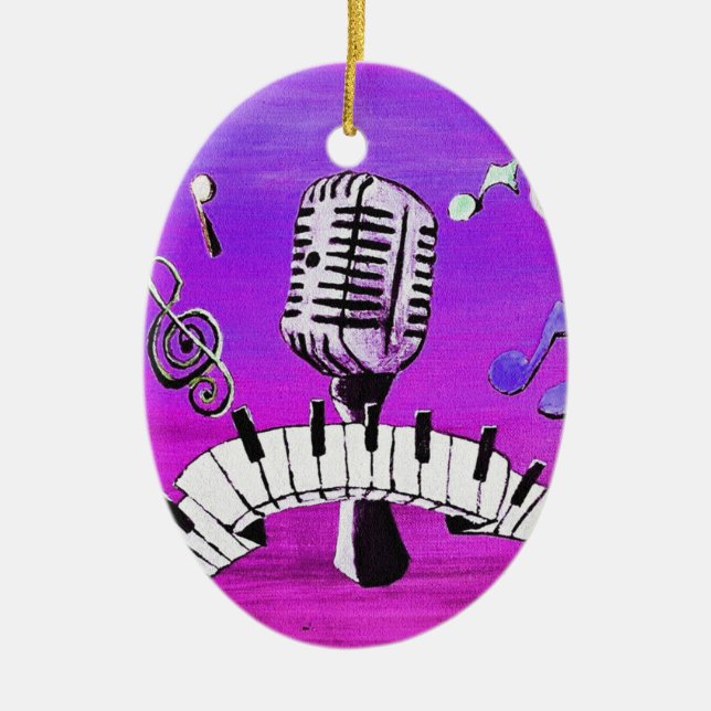 Machen Sie Ihre eigene Musik Keramikornament (Vorne)