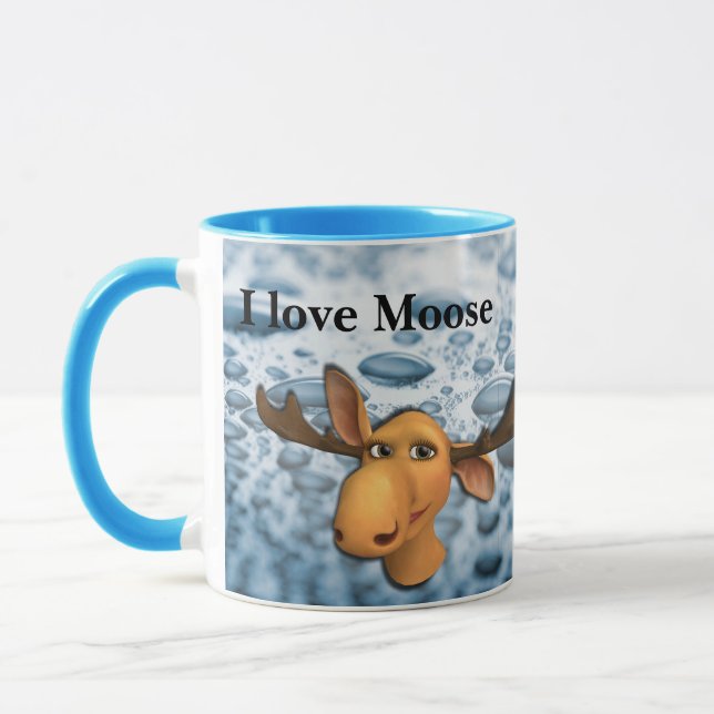 Machen Sie Ihre eigene Überschrift - Blue Tasse (Links)