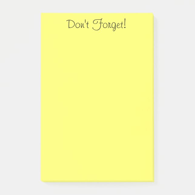 Machen Sie Ihre eigenen großen Post-Itanmerkungen Post-it Klebezettel (Vorderseite)