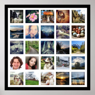 Machen Sie Ihre eigenen Instagram Foto Gallery Sty Poster