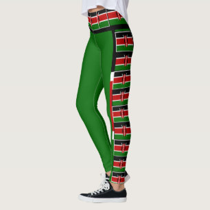 Machen Sie Ihre eigenen Kenya National Flag Colors Leggings