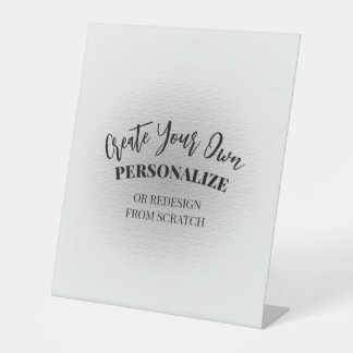 Machen Sie Ihre eigenen Maßstäbe Sockelschild