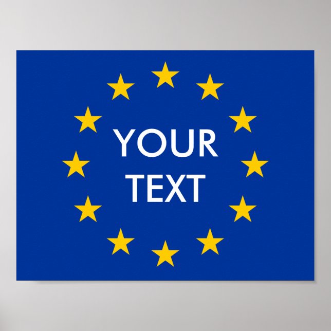 Machen Sie Ihre eigenen Plakate für die europäisch (Vorne)