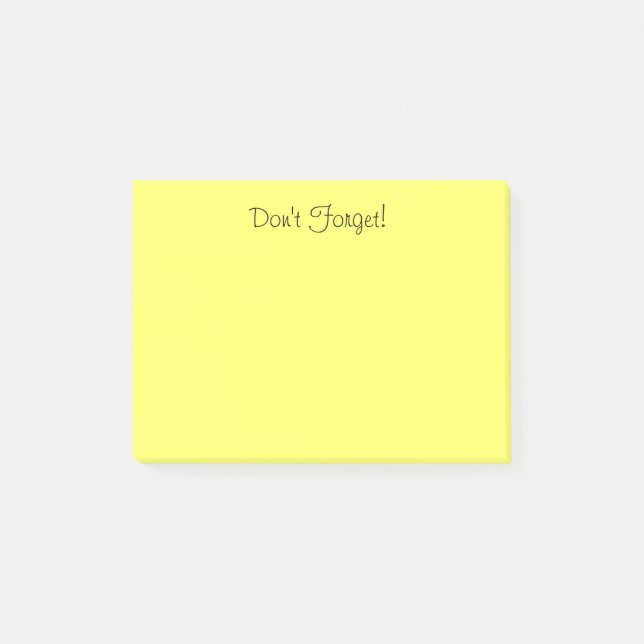 Machen Sie Ihre eigenen Post-Itanmerkungen in Post-it Klebezettel (Vorderseite)