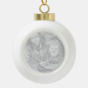Machen Sie Ihre eigenen Weihnachtsdekorationen Keramik Kugel-Ornament
