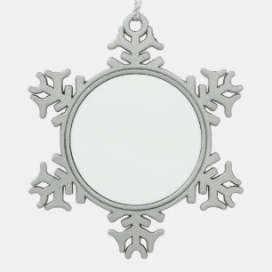 Machen Sie Ihre eigenen Zinnschneeflocken-Ornament Schneeflocken Zinn-Ornament
