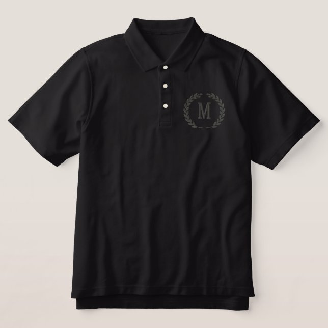 Machen Sie Ihre Personalisierte Monogram Laurels S (Design Vorderseite)