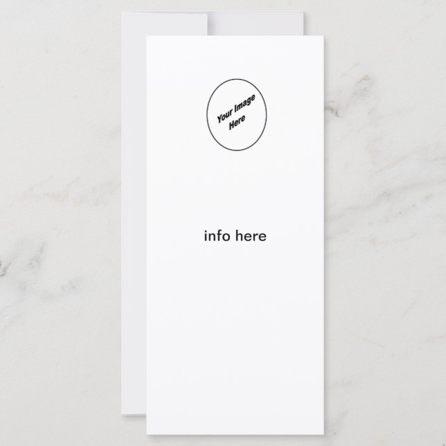 Machen Sie Ihre Personalisierte Rack-Karte (Vorderseite)