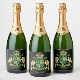 Machen Sie Ihren eigenen Coat des Arms Green Gold 