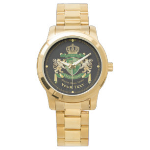 Machen Sie Ihren eigenen Coat mit einem grünen Go Armbanduhr