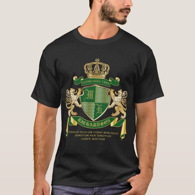 Machen Sie Ihren eigenen Coat mit einem grünen Gol T-Shirt (Vorderseite)
