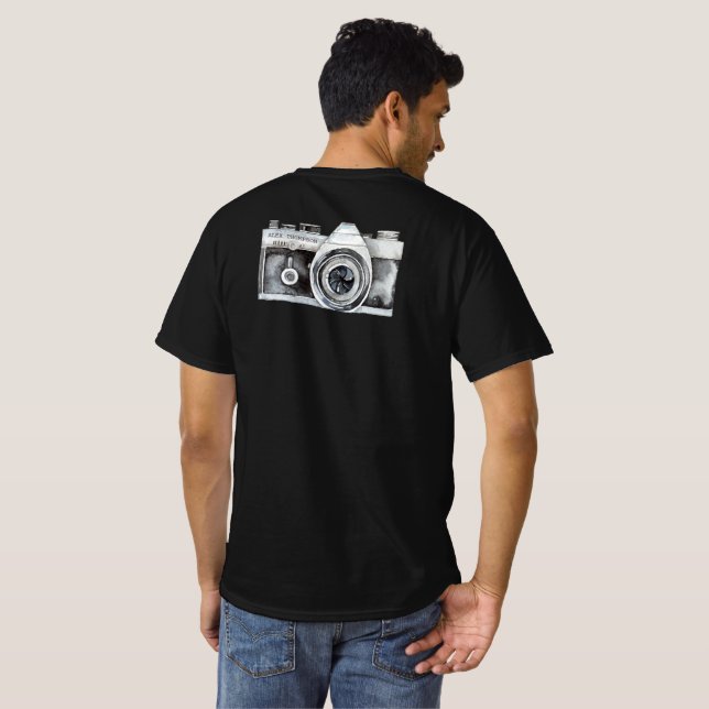 Machen Sie Ihren eigenen Fotografen-T - Shirt (Schwarz voll)