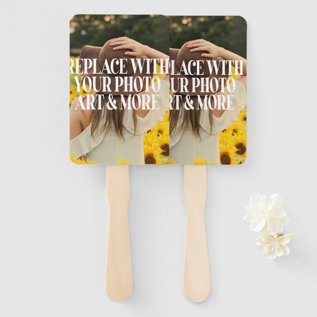 Machen Sie Ihren eigenen Handfächer (Vorne und Hinten)