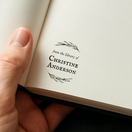 Machen Sie Ihren eigenen Kranz aus der Bibliothek  Permastempel