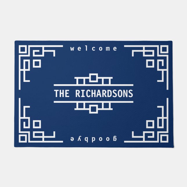 Machen Sie Ihren eigenen Kunst-Deko Retro Fußmatte (Vorderseite)