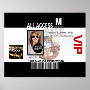 Machen Sie Ihren eigenen VIP Pass 8 Wege, um Ihre  Poster