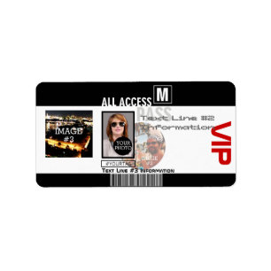 Machen Sie Ihren eigenen VIP Pass 8 Wege zu person Adressaufkleber